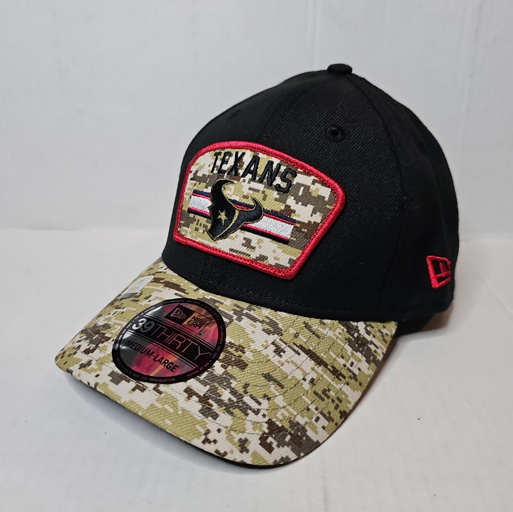 Houston Texans New Era NFL 2021 Salute To Service Hat 39Thirty Size Medium Large
